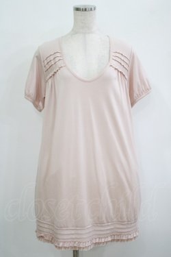 画像1: PINK HOUSE / フリルチュニック Free ピンク H-25-10-08-032-LO-TO-NS-ZH