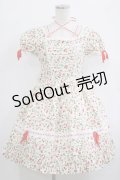 Angelic Pretty / いちご柄ワンピース Free オフ H-25-10-08-004-AP-OP-NS-ZH