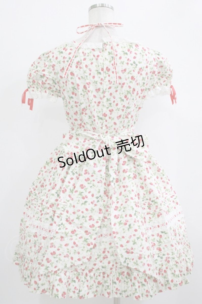 画像3: Angelic Pretty / いちご柄ワンピース Free オフ H-25-10-08-004-AP-OP-NS-ZH (3)
