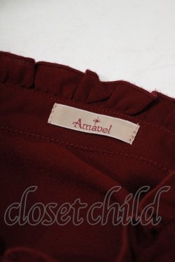画像5: Amavel / Wonder Trickジャボブラウス Free ボルドー H-25-10-08-044-CA-BL-NS-ZH