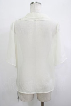 画像3: an another angelus / シアーラッフルブラウス Free OFFWHITE H-25-10-08-046-CA-BL-NS-ZH