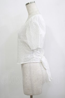 画像2: an another angelus / バックリボンコットンレースブラウス Free OFF WHITE H-25-10-08-047-CA-BL-NS-ZH