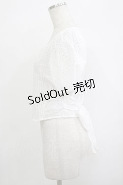 画像2: an another angelus / バックリボンコットンレースブラウス Free OFF WHITE H-25-10-08-047-CA-BL-NS-ZH