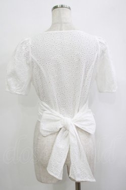 画像3: an another angelus / バックリボンコットンレースブラウス Free OFF WHITE H-25-10-08-047-CA-BL-NS-ZH