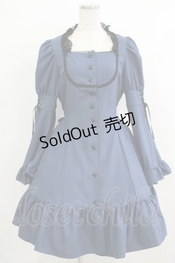 画像1: MIHO MATSUDA / ワンピース・オズリー M ブルー H-25-10-08-1001-GO-OP-KB-ZH