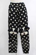 MALKOMALKA / ドッグ・ドットサルエル  黒 H-25-10-08-1025-PU-PA-KB-ZH