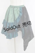 Qutie Frash / アシメパニエスカート  グリーン H-25-10-08-1031-QU-SK-KB-ZH