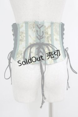 画像3: Qutie Frash / レースアップコルセット  緑 H-25-10-08-1038-QU-ZA-KB-ZH