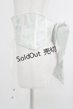 画像2: Qutie Frash / 花魁帯コルセット  サックス H-25-10-08-1040-QU-TO-KB-ZH