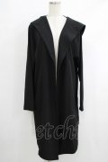 Deorart / フーデッドロングカーディガン L 黒 H-25-10-08-1041-PU-TO-KB-ZH