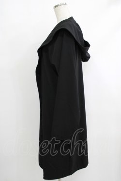 画像2: Deorart / フーデッドロングカーディガン L 黒 H-25-10-08-1041-PU-TO-KB-ZH