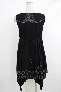画像3: Ozz oneste / ヨークレース刺繍プリントチュニック  黒 H-25-10-08-1042-OO-TO-KB-ZH