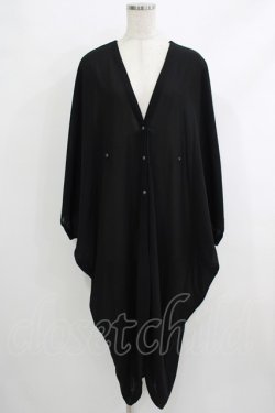 画像1: Rozen Kavalier / 羽根刺繍シアーカーディガン  黒 H-25-10-08-1047-OO-TO-KB-ZH