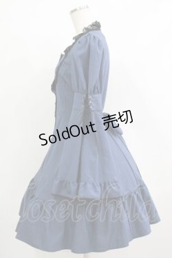 画像2: MIHO MATSUDA / ワンピース・オズリー M ブルー H-25-10-08-1001-GO-OP-KB-ZH