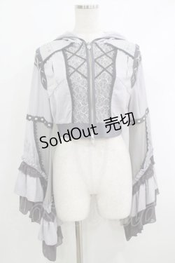 画像1: Ozz oneste / Mermaid Roseボレロ  グレー H-25-10-08-1061-OO-TO-KB-ZH