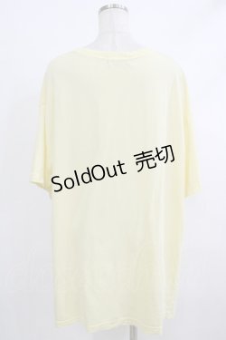 画像3: 【SALE】Candy Stripper / HOLD ME BIG TEE  イエロー H-25-10-08-1064-PU-TO-KB-ZT494