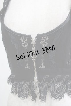 画像4: Rozen Kavalier / 刺繍ショートビスチェ  黒 H-25-10-08-1066-OO-TO-KB-ZH