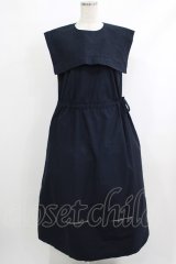 Jane Marple Dans Le Salon / ヴィンテージマリンカラードレス  ネイビー H-25-10-08-1007-JM-OP-KB-ZT104