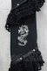 画像2: Ozz On / 龍刺繍ネクタイ  黒 H-25-10-08-1073-OO-ZA-KB-ZH (2)