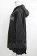 画像2: NieR Clothing / 中綿ブルゾンパーカー  黒 H-25-10-08-1013-PU-JA-KB-ZH (2)