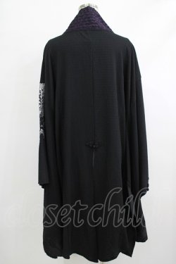画像3: Qutie Frash / 着物カーデ  黒×紫 H-25-10-08-1016-QU-TO-KB-ZH