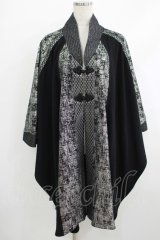 Qutie Frash / 万能ポンチョ  ブラック H-25-10-08-1018-QU-TO-KB-ZH