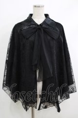 Qutie Frash / コウモリポンチョ  ブラック H-25-10-08-1019-QU-TO-KB-ZH