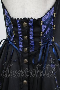 画像5: Ozz oneste / Midnight Masqueradeワンピース  ブラック×ネイビー H-25-10-08-1002-OO-OP-KB-ZH
