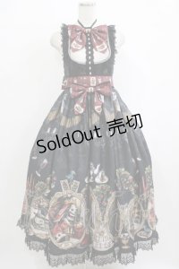 Royal Princess Alice / Dark Alice Tea Party・まくらくらまコラボジャンパースカート Free ブラック H-25-10-08-005-LO-OP-NS-ZH