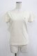 画像1: an another angelus / ロゴ刺繍フレンチスリーブT Free IVORY H-25-10-08-055-CA-TS-NS-ZH (1)