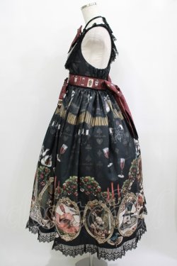 画像2: Royal Princess Alice / Dark Alice Tea Party・まくらくらまコラボジャンパースカート Free ブラック H-25-10-08-005-LO-OP-NS-ZH