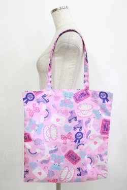 画像2: Angelic Pretty / Girly Stickerトートバッグ  ピンク H-25-10-08-062-AP-BG-NS-ZH