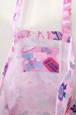 画像3: Angelic Pretty / Girly Stickerトートバッグ  ピンク H-25-10-08-062-AP-BG-NS-ZH