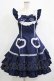 画像1: Angelic Pretty / Cute Heartジャンパースカート Free ネイビー H-25-10-08-006-AP-OP-NS-ZH (1)