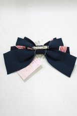 画像3: metamorphose / ことりとBerryリボンバレッタ  ネイビー H-25-10-08-069-ME-AC-NS-ZH (3)
