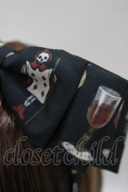画像2: Royal Princess Alice / Dark Alice Tea Party・まくらくらまコラボカチューシャ  ブラック H-25-10-08-070-LO-AC-NS-ZH