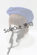 LIEF / セレナスクールベレー帽  ブルー H-25-10-08-071-LO-AC-NS-ZH