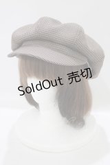 Fi.n.t / チェック柄キャスケット  BROWN H-25-10-08-075-CA-AC-NS-ZH