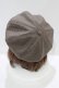 画像2: Fi.n.t / チェック柄キャスケット  BROWN H-25-10-08-075-CA-AC-NS-ZH (2)