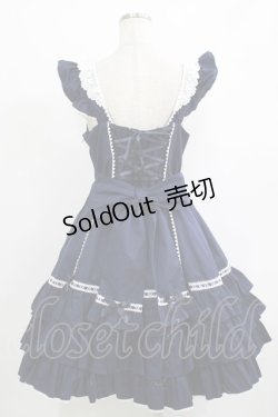 画像3: Angelic Pretty / Cute Heartジャンパースカート Free ネイビー H-25-10-08-006-AP-OP-NS-ZH