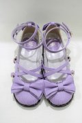 Angelic Pretty / Tea Party Shoes L：約24.5cm ラベンダー H-25-10-08-079-AP-SH-NS-ZH