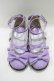 画像1: Angelic Pretty / Tea Party Shoes L：約24.5cm ラベンダー H-25-10-08-079-AP-SH-NS-ZH (1)