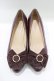 画像1: an another angelus / バックルリボンパンプス M/23.5cm Bordeaux H-25-10-08-080-CA-SH-NS-ZH (1)