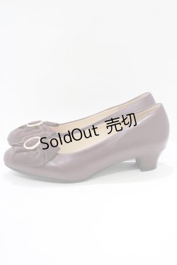 画像2: an another angelus / バックルリボンパンプス M/23.5cm Bordeaux H-25-10-08-080-CA-SH-NS-ZH