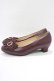 画像2: an another angelus / バックルリボンパンプス M/23.5cm Bordeaux H-25-10-08-080-CA-SH-NS-ZH (2)