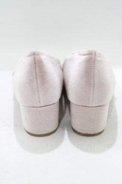 画像3: an another angelus / クロスストラップベロアパンプス M/23.5cm PINK H-25-10-08-081-CA-SH-NS-ZH