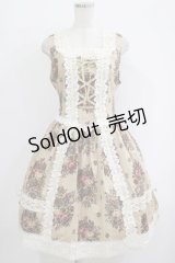 BABY,THE STARS SHINE BRIGHT / バラ柄ゴブランプリントジャンパースカート Free 生成り H-25-10-08-007-BA-OP-NS-ZH