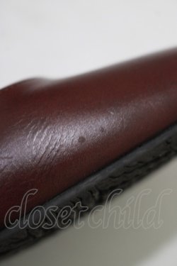 画像5: an another angelus / 釦使いダブルストラップパンプス M/23.5cm Bordeaux H-25-10-08-082-CA-SH-NS-ZH