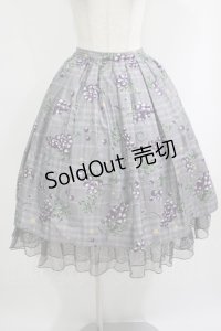 axes femme kawaii / ぶどう柄スカート M  H-25-10-08-009-AX-SK-NS-ZH