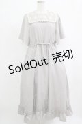 m petit by misako / レースセーラーワンピース M グレー H-25-10-08-010-LO-OP-NS-ZH